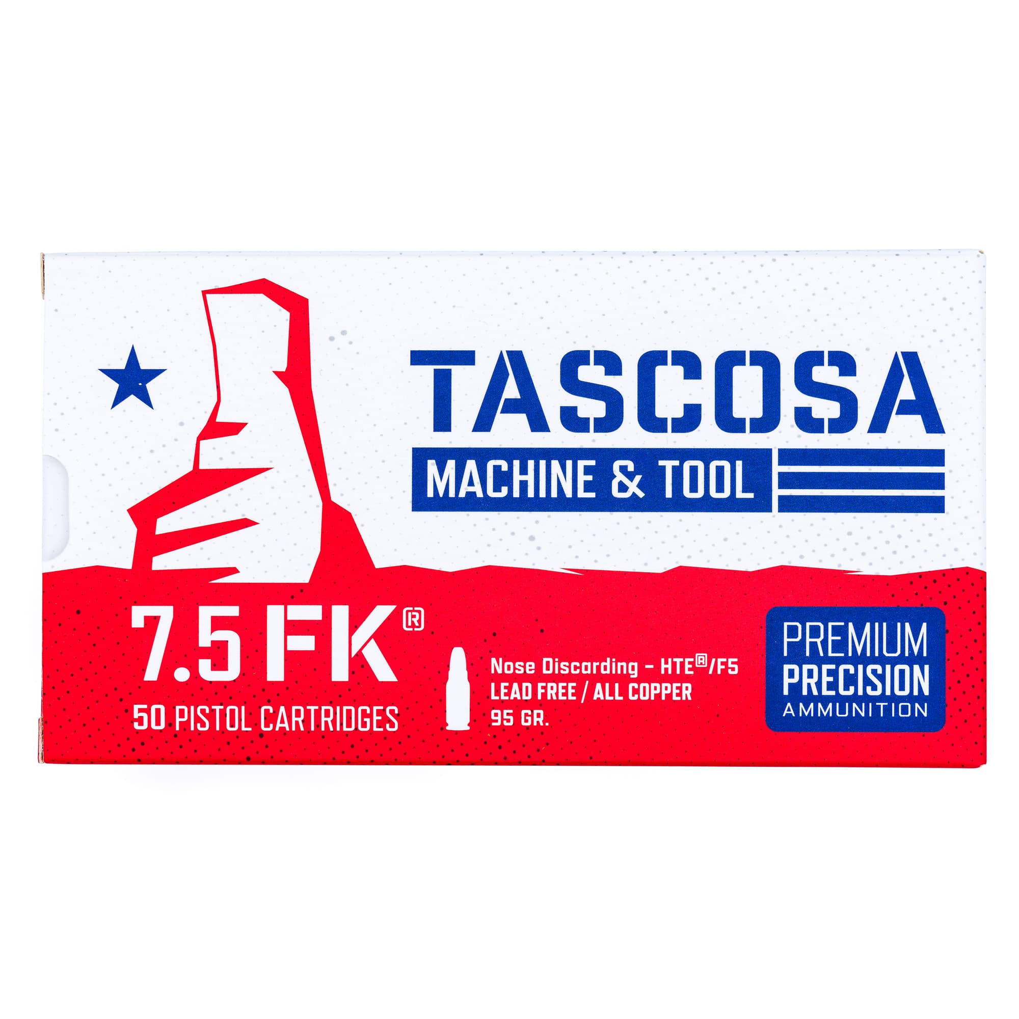 Italian Firearms Group TMTAMMOF5   7.5FK 95gr Hollow Point 50 Per Box/12 Case