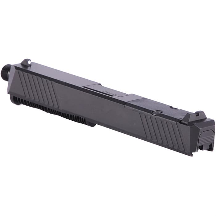 Brownells Complete Slide Assembly with Threaded Barrel for Glock 19 RMR Ready