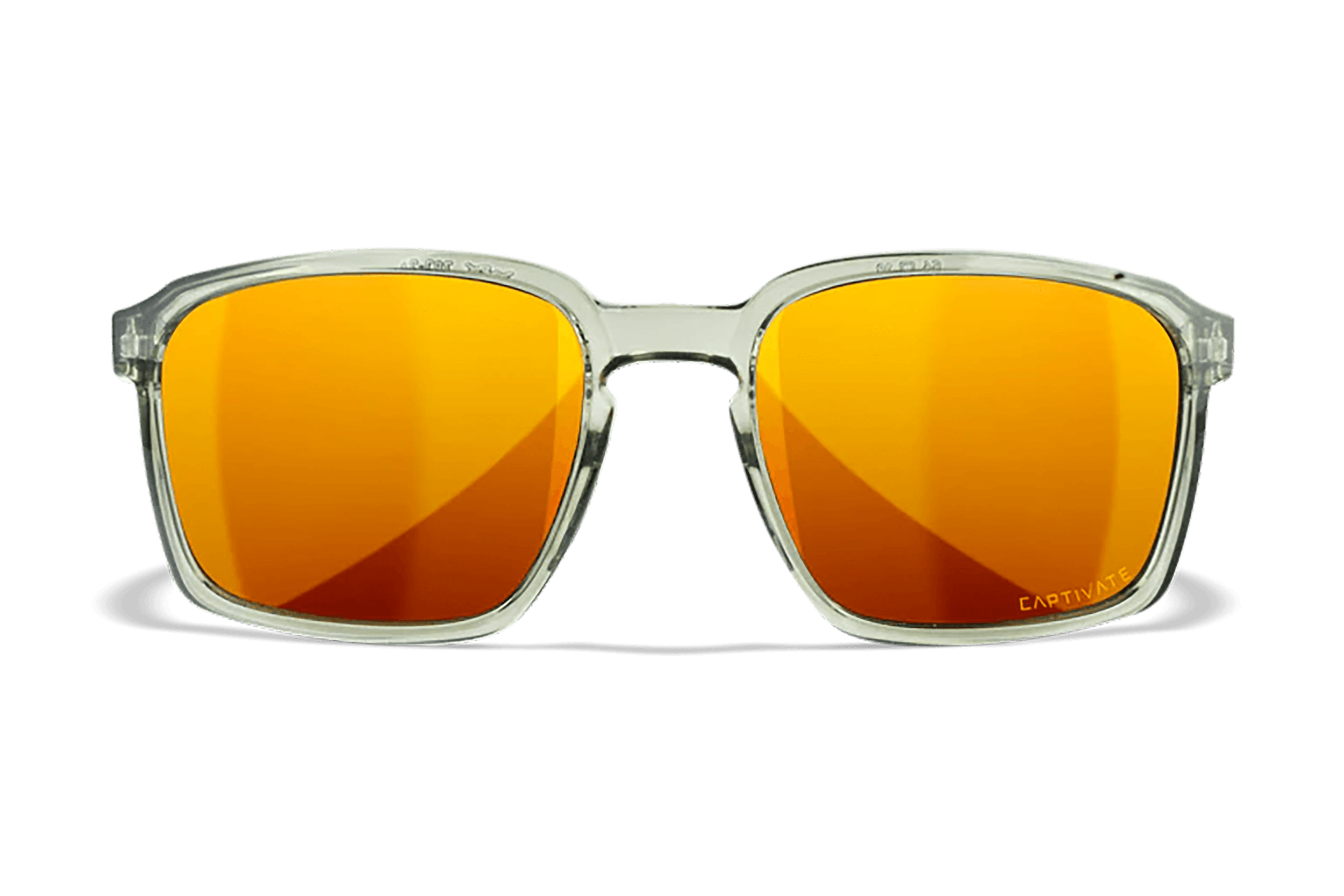 Wiley X AC6ALF04 Alfa M/L Bronze Mirror Lens Polycarbonate Gloss Crystal Light Olive Frame