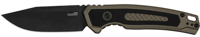 Launch 21 3.45" Pocket Push Bttn Alum Blk/FDE