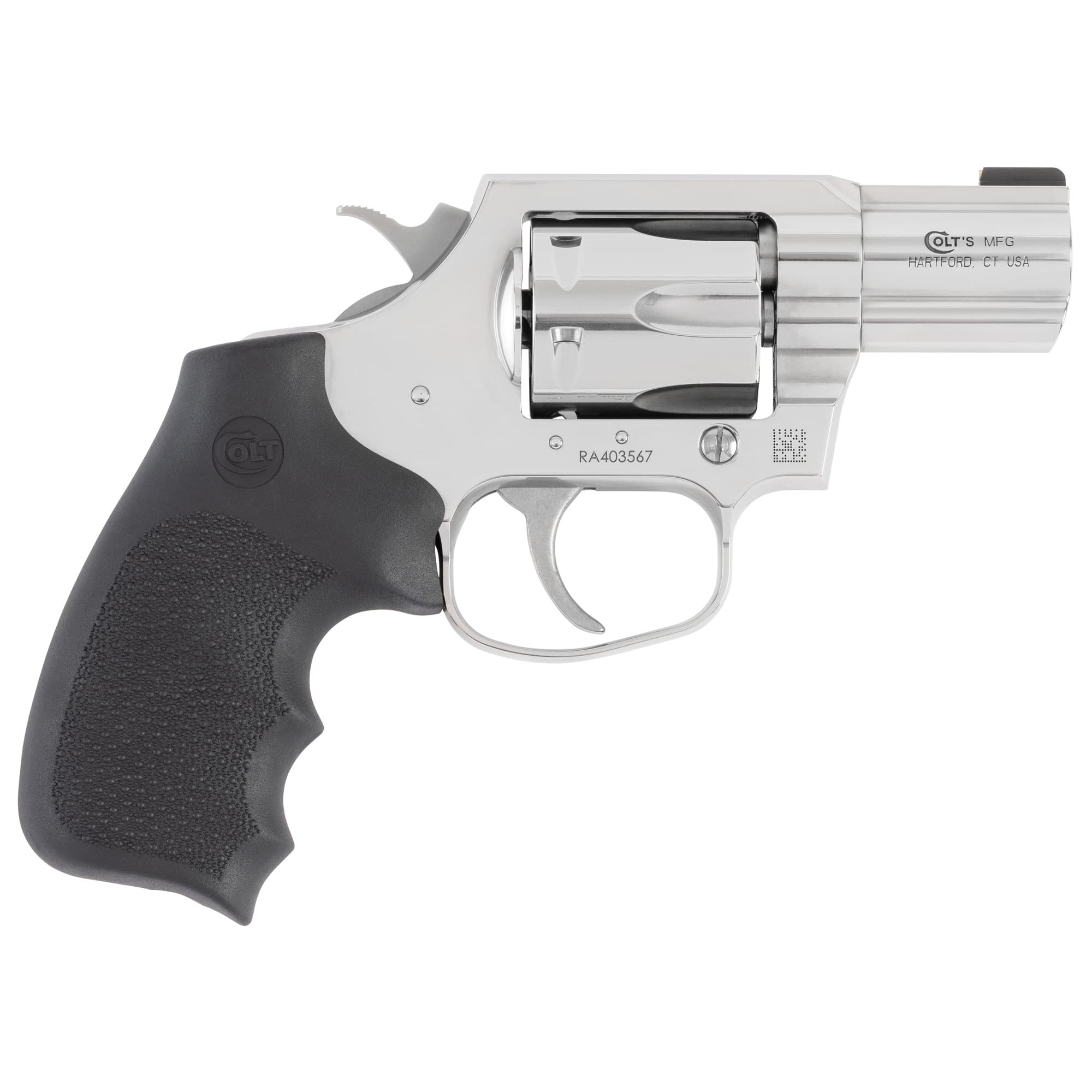 Colt King Cobra Carry DA/SA Revolver 357 Mag 2 in. Stainless w/Hogue Grip 6 rd.