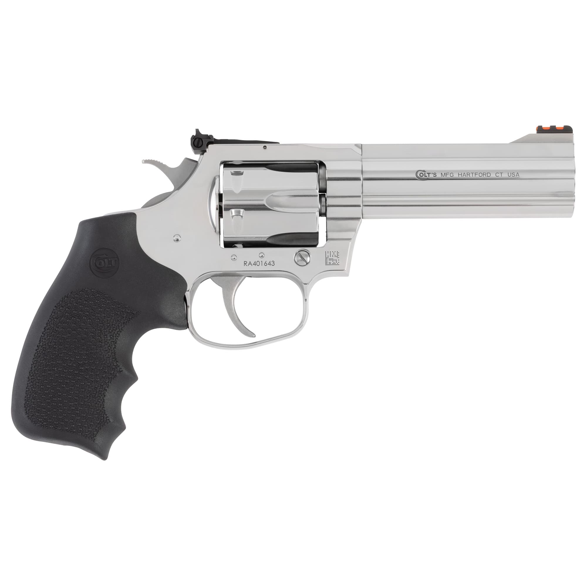 Colt King Cobra Target Revolver 357 Mag 4.25 in. Stainless w/ADJ Sights 6 rd.