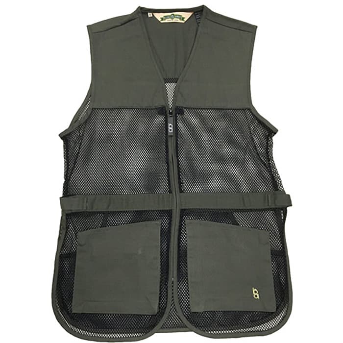 FULL MESH DUAL PAD SHOOTING VEST SAGE GREEN 2XL