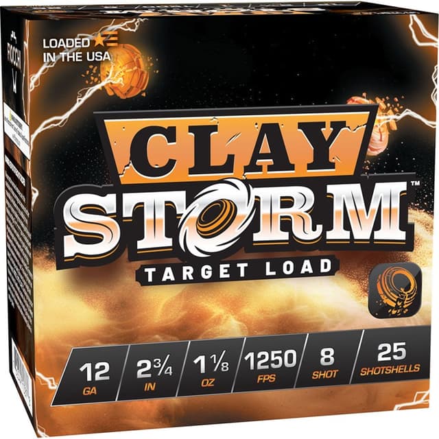 Fiocchi Clay Storm 12 Gauge Shot 1 1/8 oz 25 Rounds