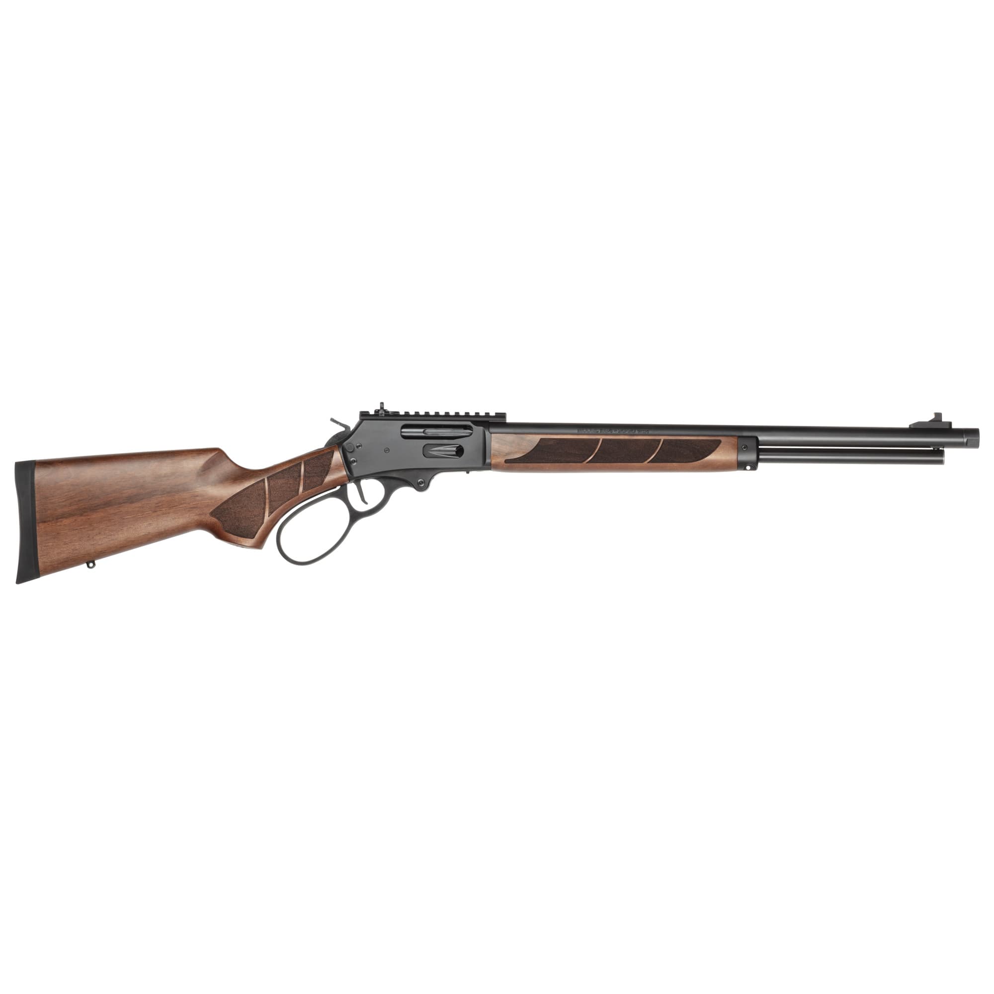 Smith & Wesson 14385 1854  30-30 Win 6+1 20" Black Armornite Threaded Barrel, Black Armornite Stainless Steel Receiver w/Picatinny Rail, Walnut Fixed Stock