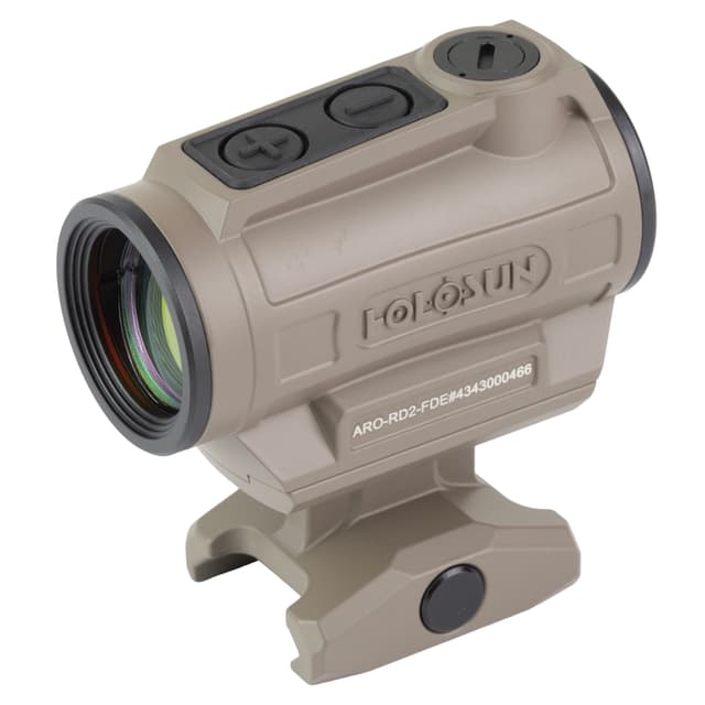 Holosun Aro Rd2 Fde Enclosed 2moa Red Dot for 1913 Picatinny Rail