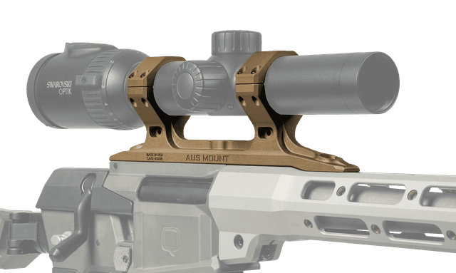 Q Llc AUS Mount 30mm Dia Direct Mini Fix FDE for Rifles