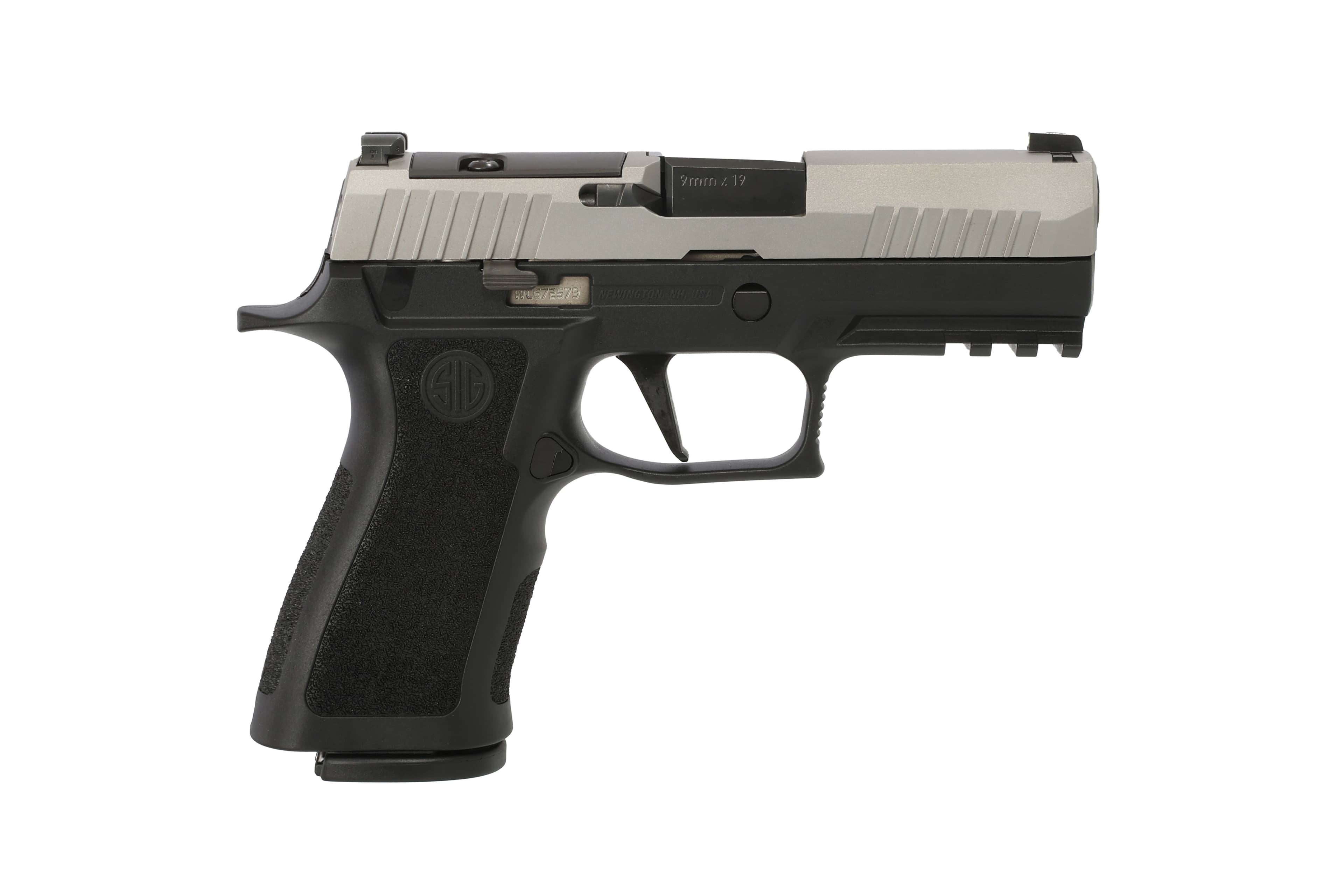 Sig Sauer P320 X Series Stainless Slide 9mm 17+1 Polymer X Frame Optics Ready