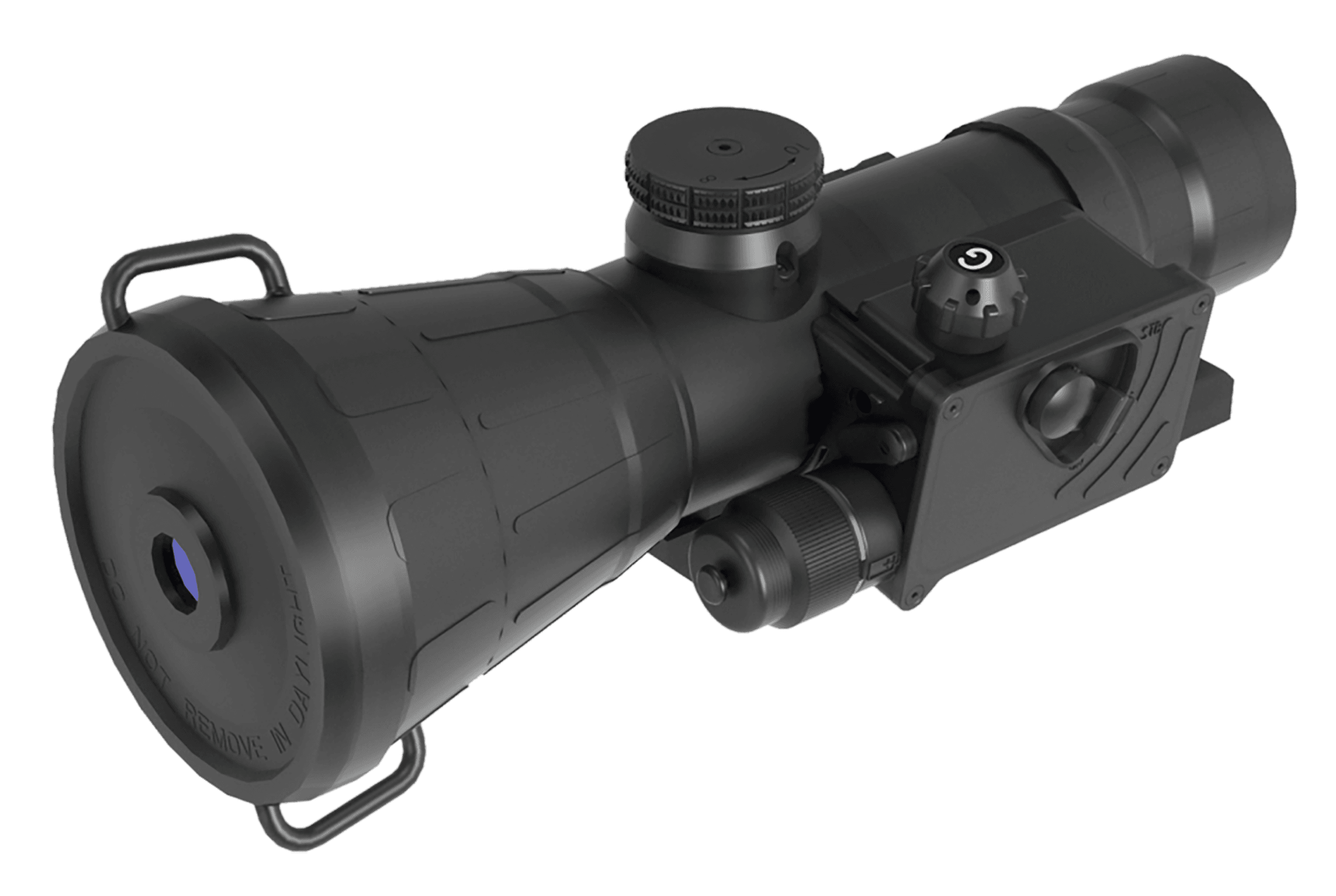 Agm Global Vision Comanche-40Er Nw1 Night Vision Clipon 1x Gen2+ White Phosphor 9� FOV 33-40mm 40h