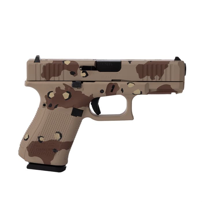 Glock, 19 Generation 5, 9 mm Luger, 4.02 inch, 15+1 Capacity, Desert Storm