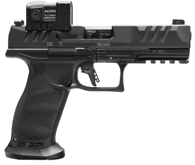 Walther Pdp Full Size Professional Acro 9mm 4.5 inch 3 and 18 rounds Flared Magwell
