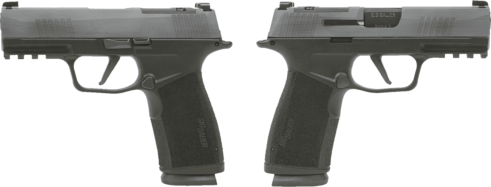 Sig Sauer P365 X Macro 9mm 3.7 inch 17 Round Crushed Silver Battleworn