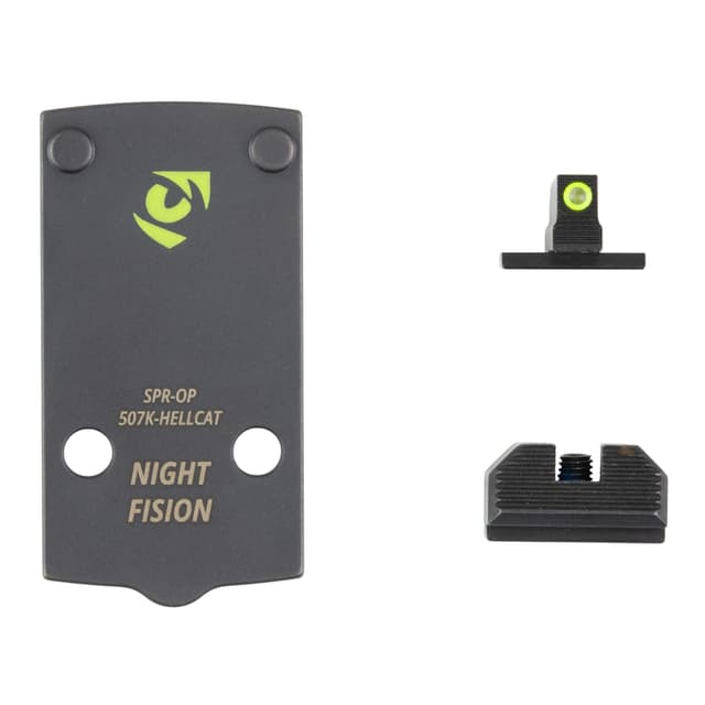 Night Fision Plate Ns 507K Hellcat Optic Plate Backup Sight Co Witness Holosun 507K