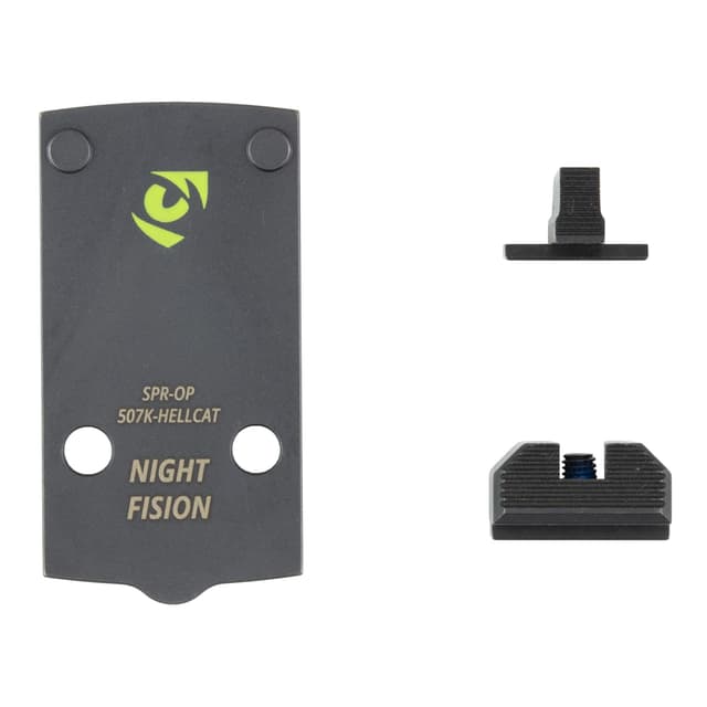 Night Fision NF PLATE BS 507K SPGFLD HELLCAT Optic Plate Co Witness for Holosun 507K