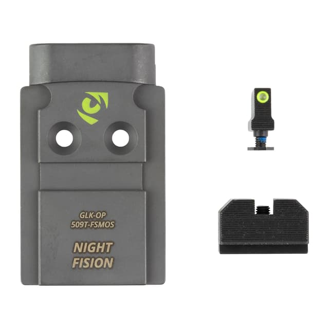 Night Fision NF Plate Ns 509T Fits Glock Fs Mos Optic Plate Co Witness