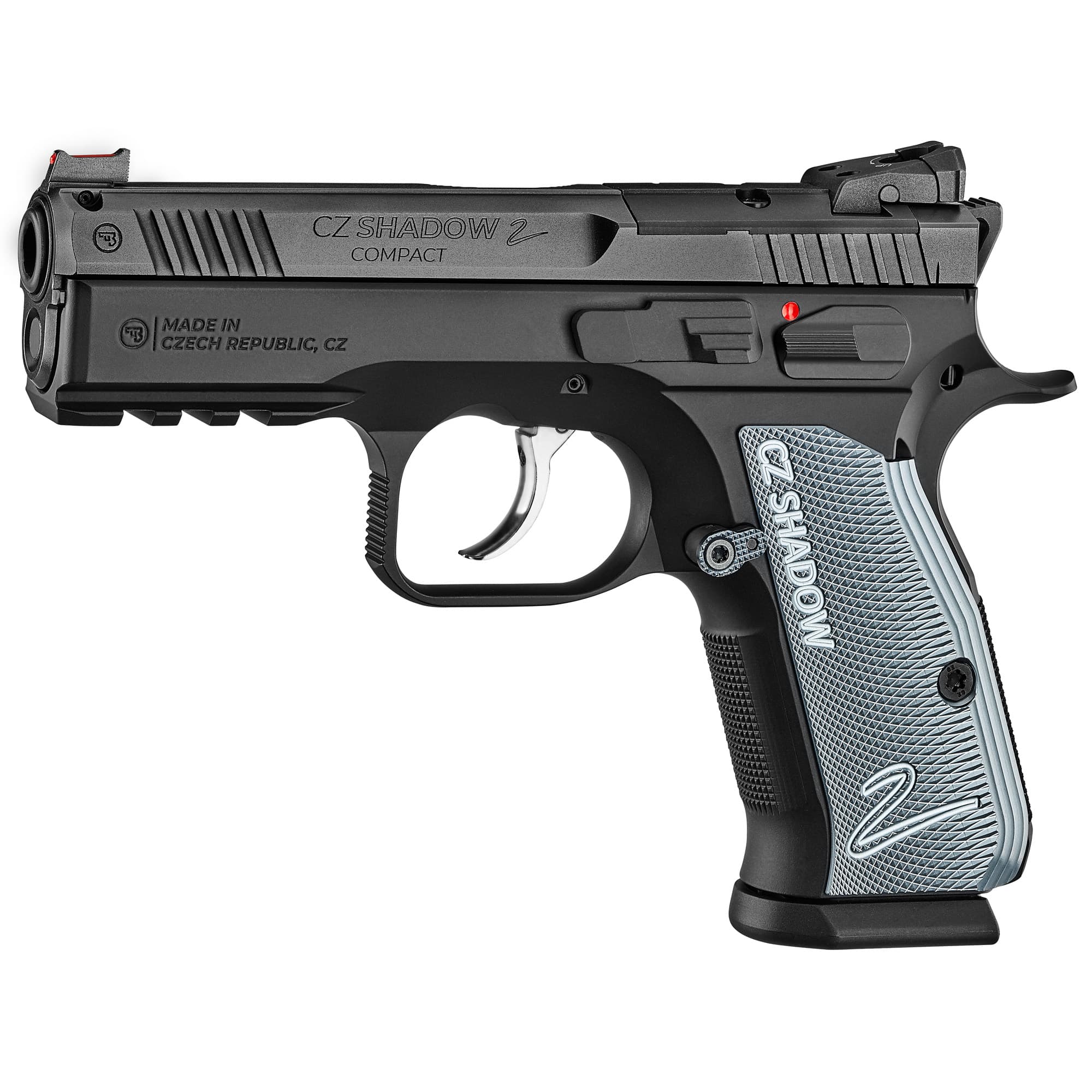 CZ, Shadow 2 Compact, 9mm Luger, 4 inches, 10 Rounds, Optics Ready