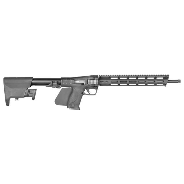Smith & Wesson 14528 M&P FPC *CA Compliant 10mm Auto 10+1 16.25" Black Oxide Barrel, Black Anodized Aluminum Receiver w/Picatinny Rail, M-LOK Handguard, Side Folding w/Mag Storage Black Polymer Stock