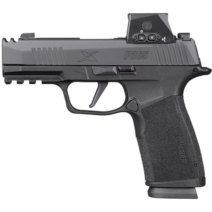 Sig Sauer P365 Xmacro Compensated Romeo Compact 9mm Luger 3.1in 17rd Nitron