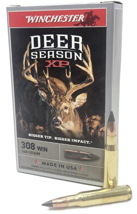 Winchester, Deer Season Xp, .308 Winchester, Expanding Point, 168 Grain, 20 Rounds