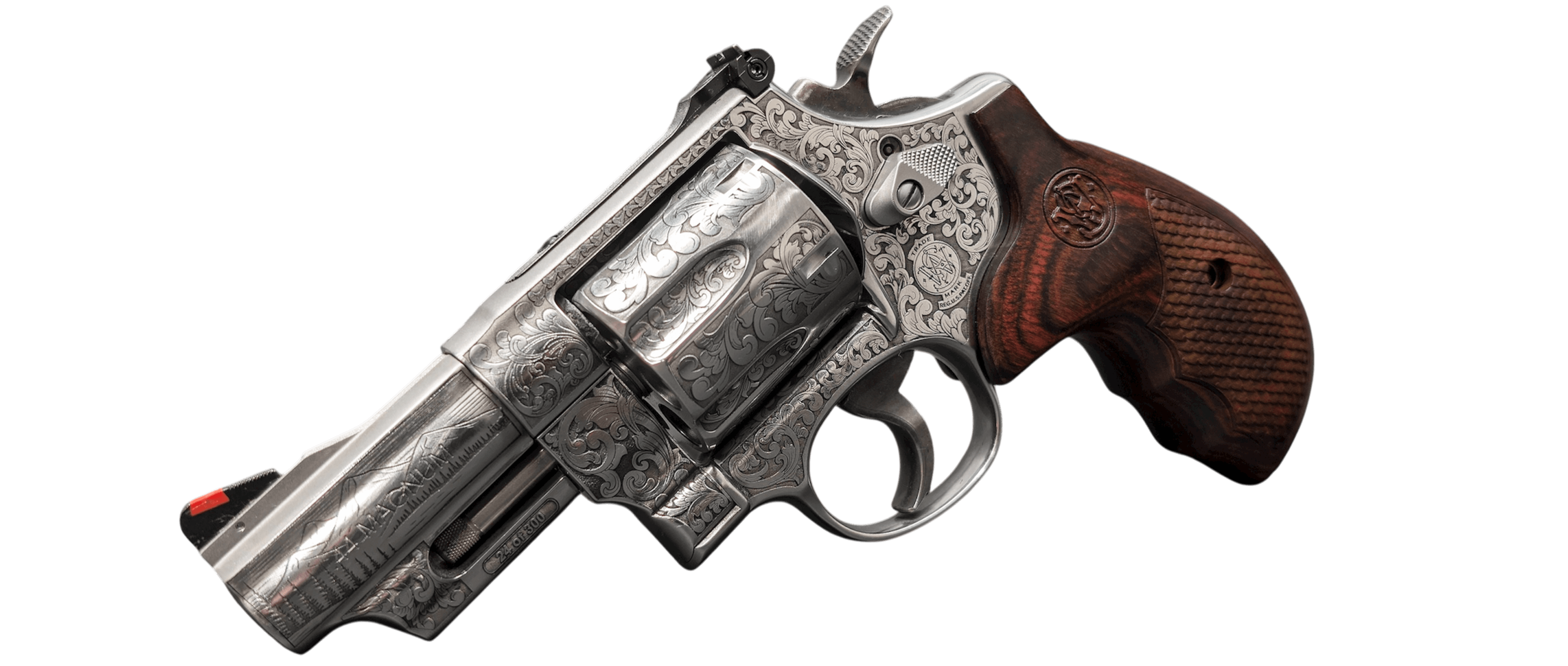 Smith and Wesson 629 Alaskan Grizzly .44 Magnum 3 inch 6 Round Stainless Engraved