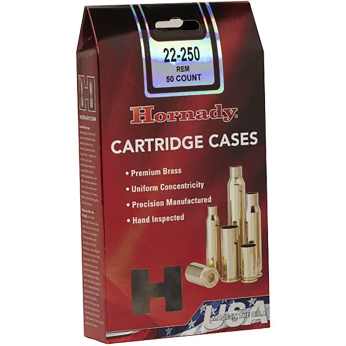 Hornady 8745 Unprimed Cases  10mmAuto Handgun Brass 100 Per Box/5 Case