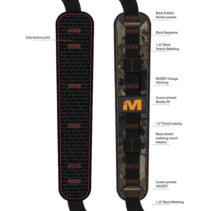 SUMMIT RIDGE FLEXIBLE COMFORT SLING W/QD VEIL CANYON GREY