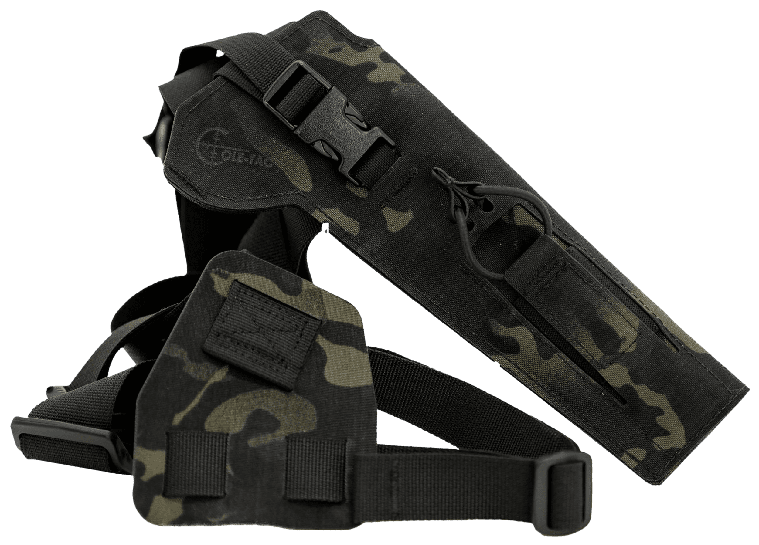 Cole-tac VW205 Varmint Wrangler Pistol Holder Chest Multi-Cam Black Left Hand
