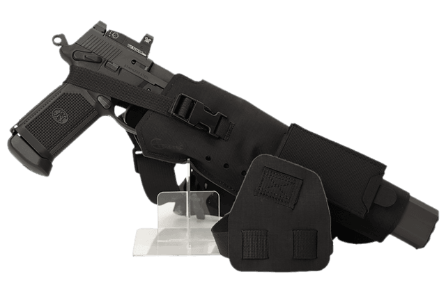Cole-tac VWX102 Varmint Wrangler XL Pistol Holder Chest Black Left Hand