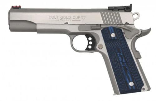 Colt Gold Cup Lite 38 Super 5 inch 8 Rounds BiTone Blued Frame Stainless Slide