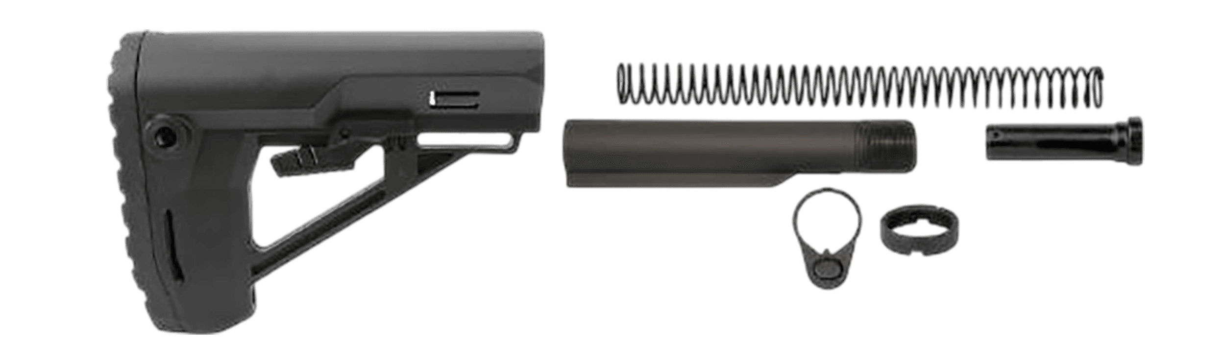 TacFire 6 Position Ranger Complete Stock Kit for AR Style Platforms