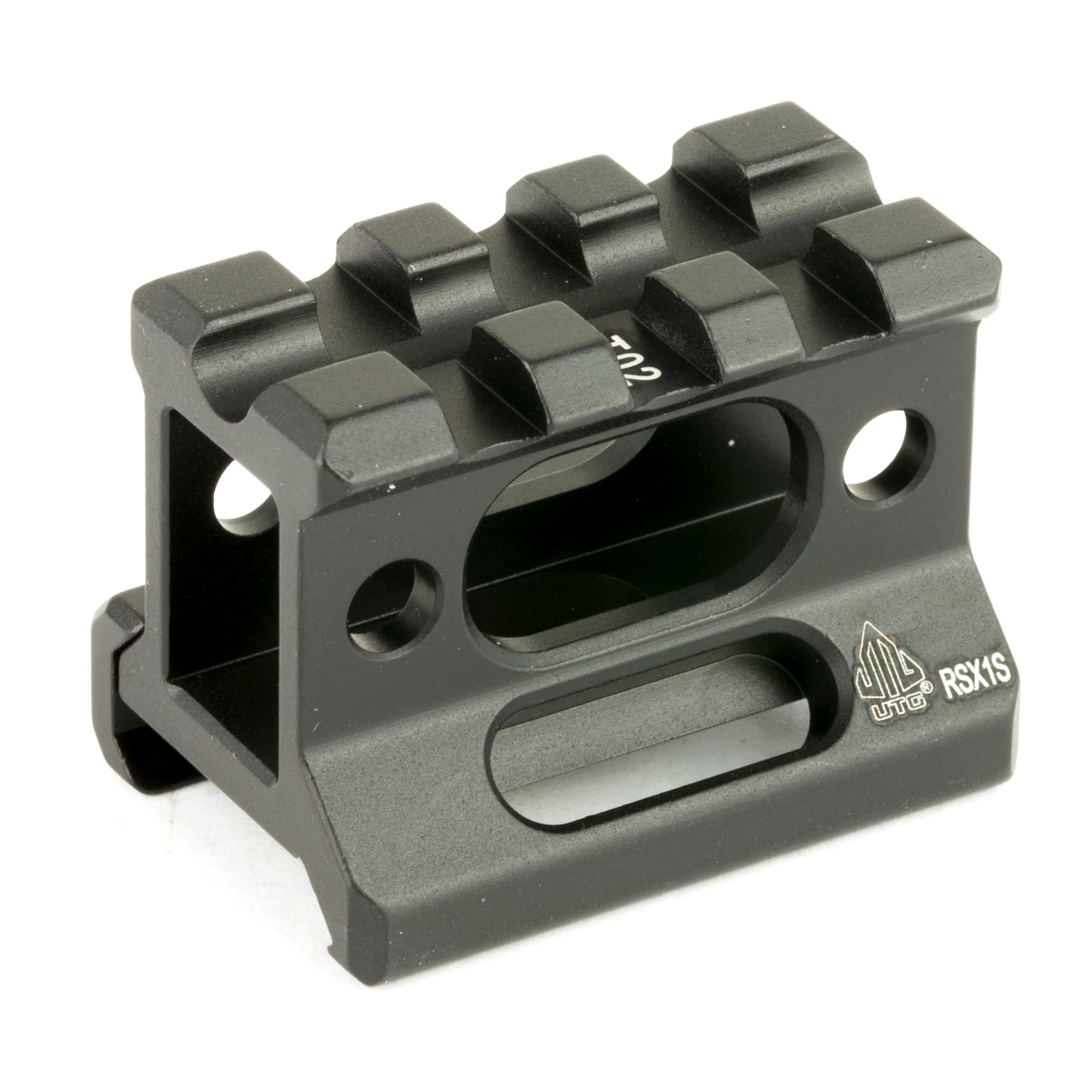 Utg Pro 1 Inch Spr Slim Picatinny Riser Mount 3 Slot Fits Picatinny Rails