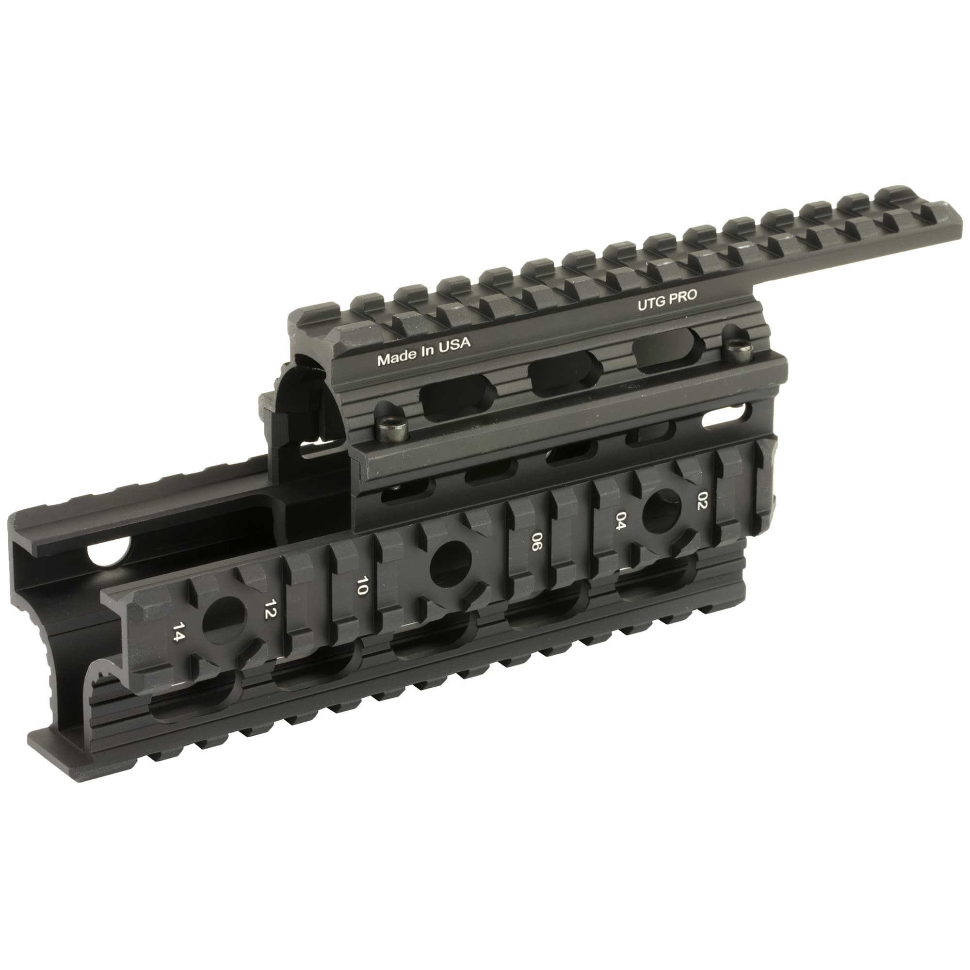 Utg Pro AK-47 Quad Rail Handguard for Romanian Bulgarian Chinese US AKs