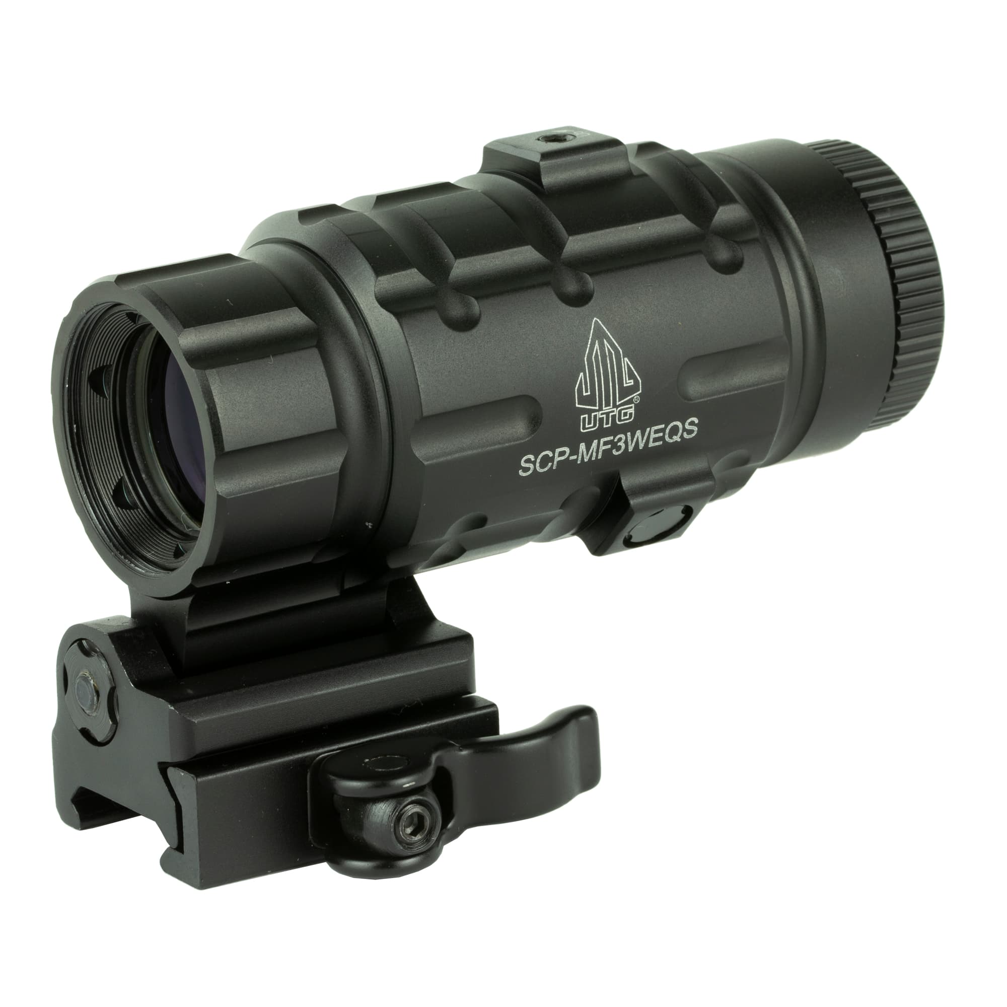 UTG Pro 3X Magnifier with FTS QD Mount for Picatinny Rail