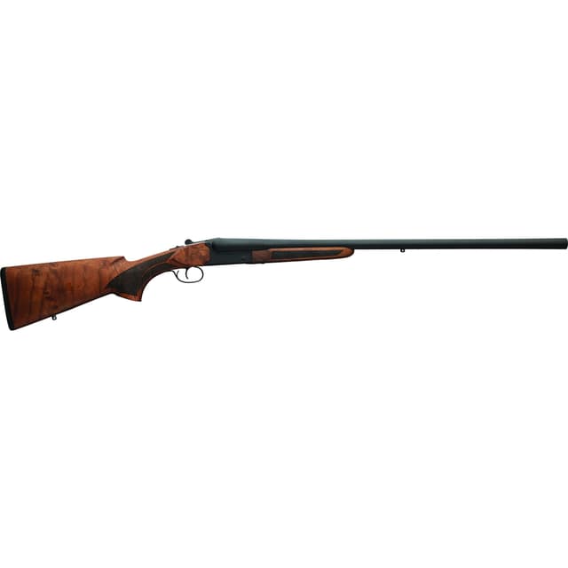 Charles Daly 930387 500 Coach 20 Gauge Break Open 3" 2rd 26" Black Side By Side Barrel, Steel Receiver, Fixed w/Pistol Grip Checkered Walnut Stock