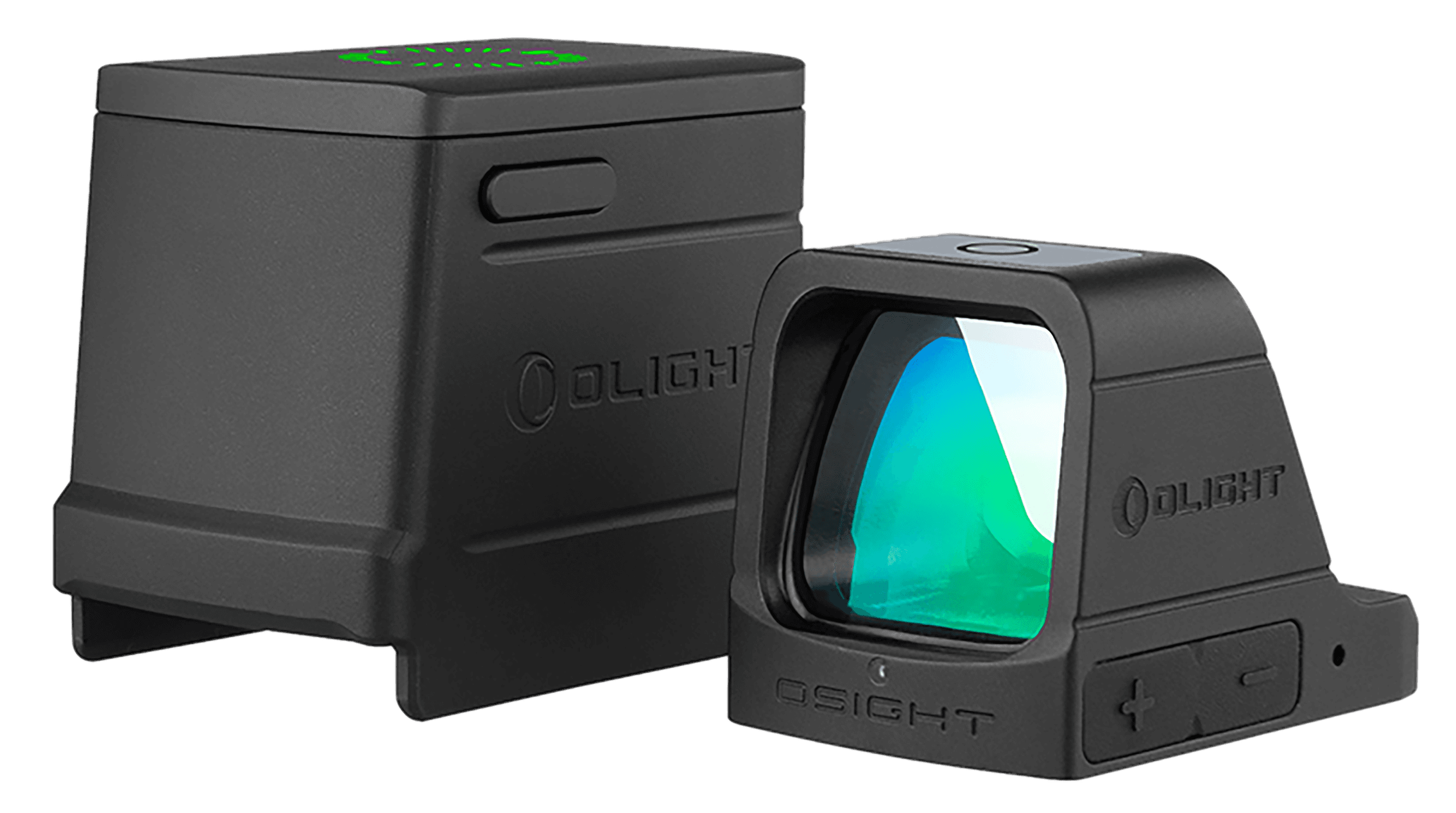 Olight OsightGn Green Dot 3 MOA 1x Reflex Sight Rechargeable Batteries