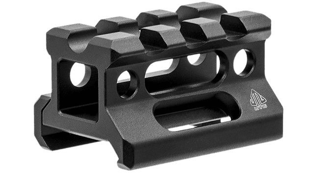 UTG Pro Leapers Mtrsx7s Picatinny Riser Matte Aluminum 1.57in Length 0.75in Saddle 3 Slots