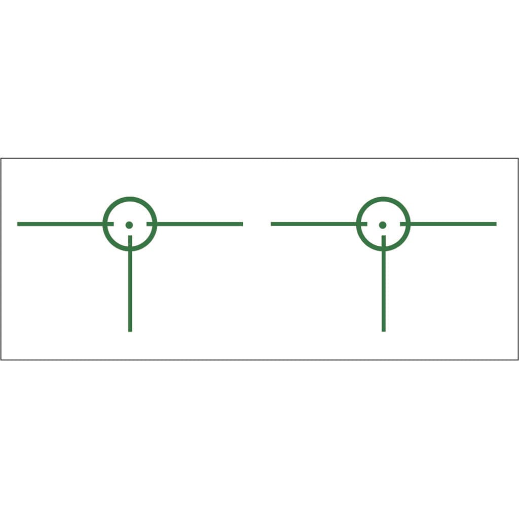 Gunstar Tactical 3D 1 Reticle Green Red Dot Sight for Picatinny Rails