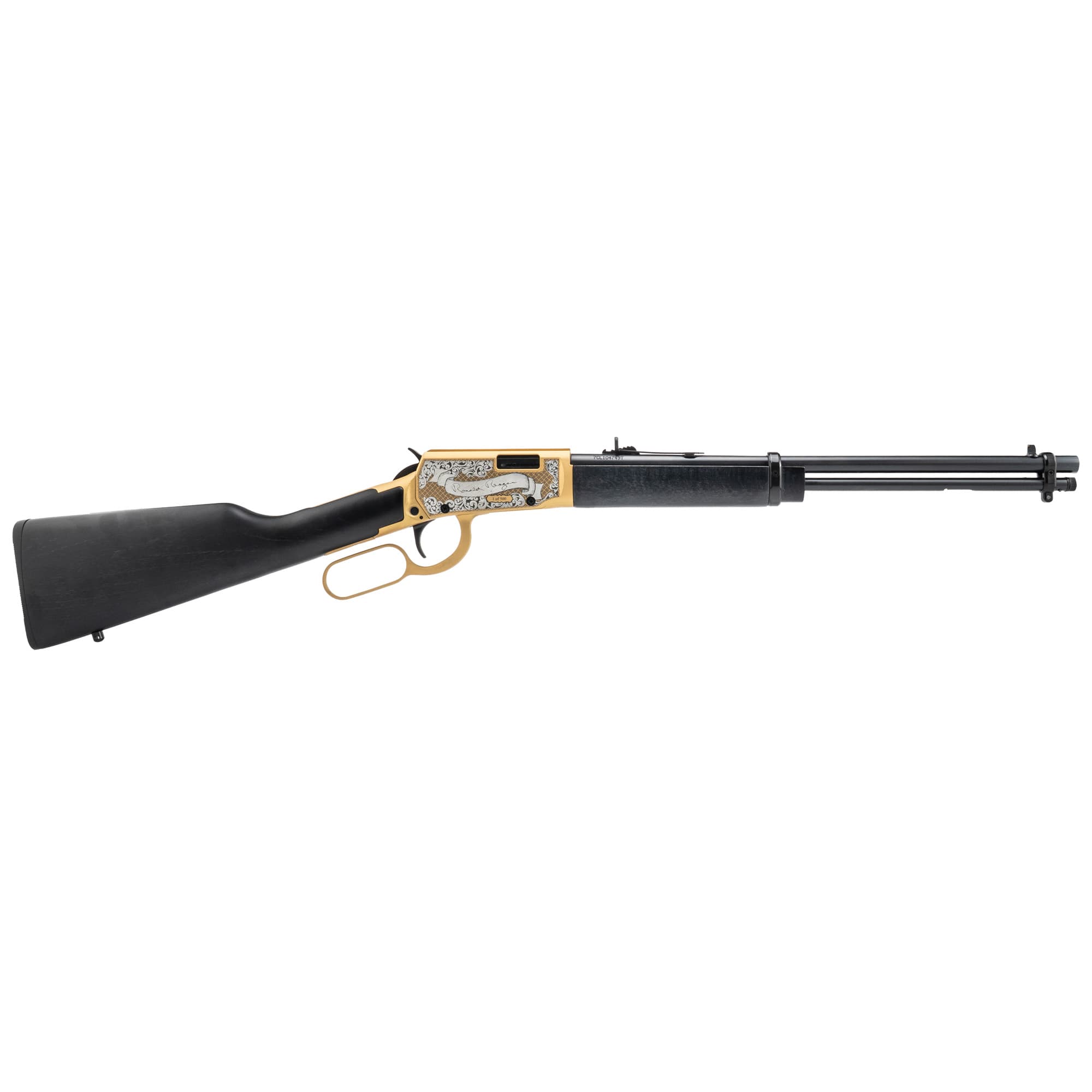 Rossi Rio Bravo Ronald Reagan 22 LR 18" 15rd Gold Engraved Rifle