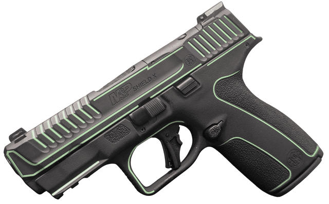 Smith & Wesson M&P Shield X 9mm 3.6" 15rd Lime Green Pistol