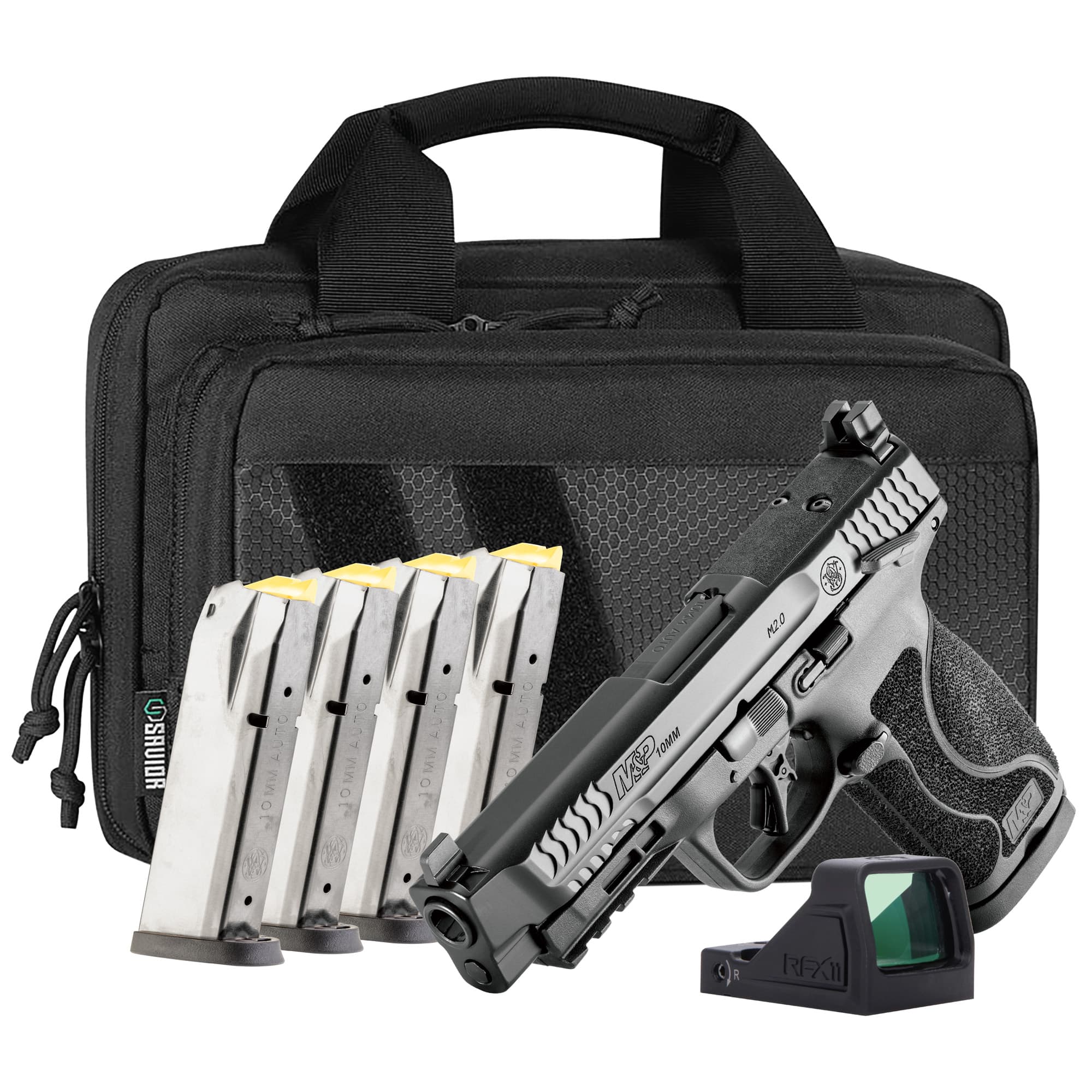 Smith & Wesson PC M&P 10mm M2.0 4.6" Optic Ready Pistol RFX11 Bundle