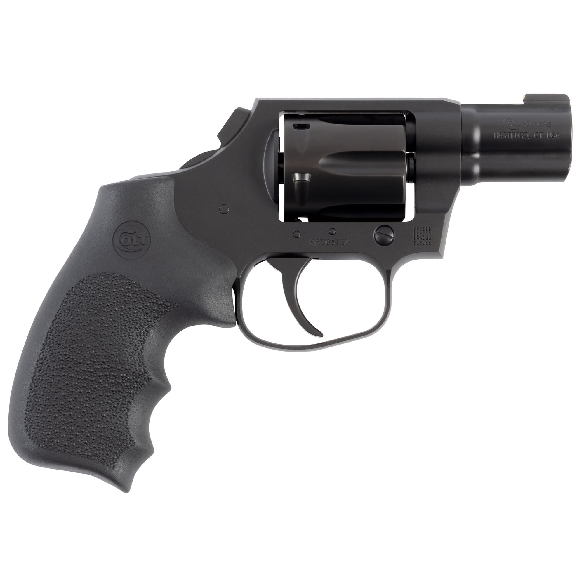 Colt Night Cobra 38 Spl 2" 6rd Black Hogue Revolver
