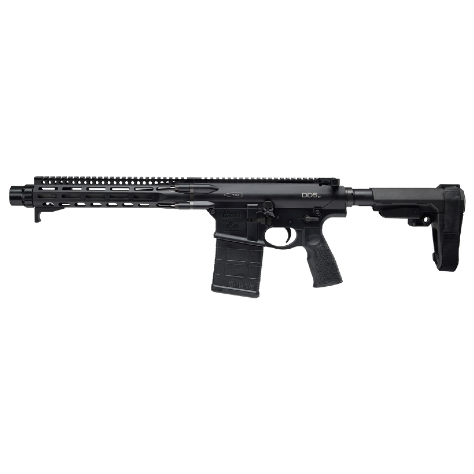 Daniel Defense DD5 Pistol 7.62x51 12.5" 20rd SBA3 Brace M-LOK
