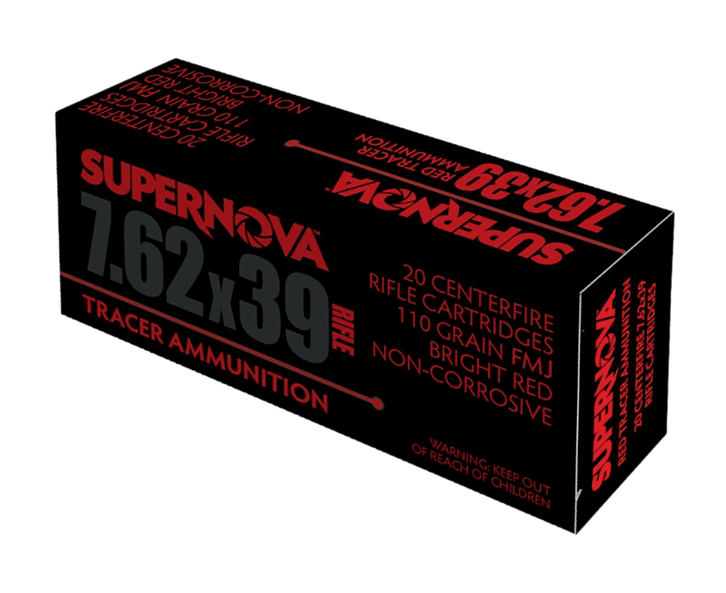 Piney Mountain Supernova 7.62mm Full Metal Jacket 124 Grain 20 Rounds
