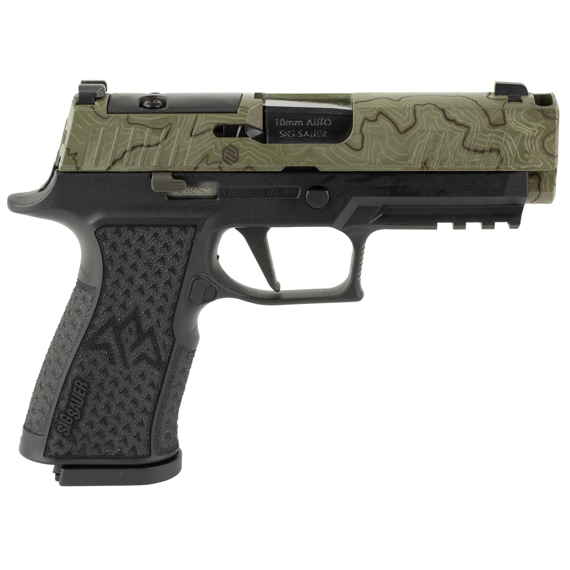 Sig Sauer P320 XCarry 10mm Auto 3.8 inch Barrel 15+1 Moss Green