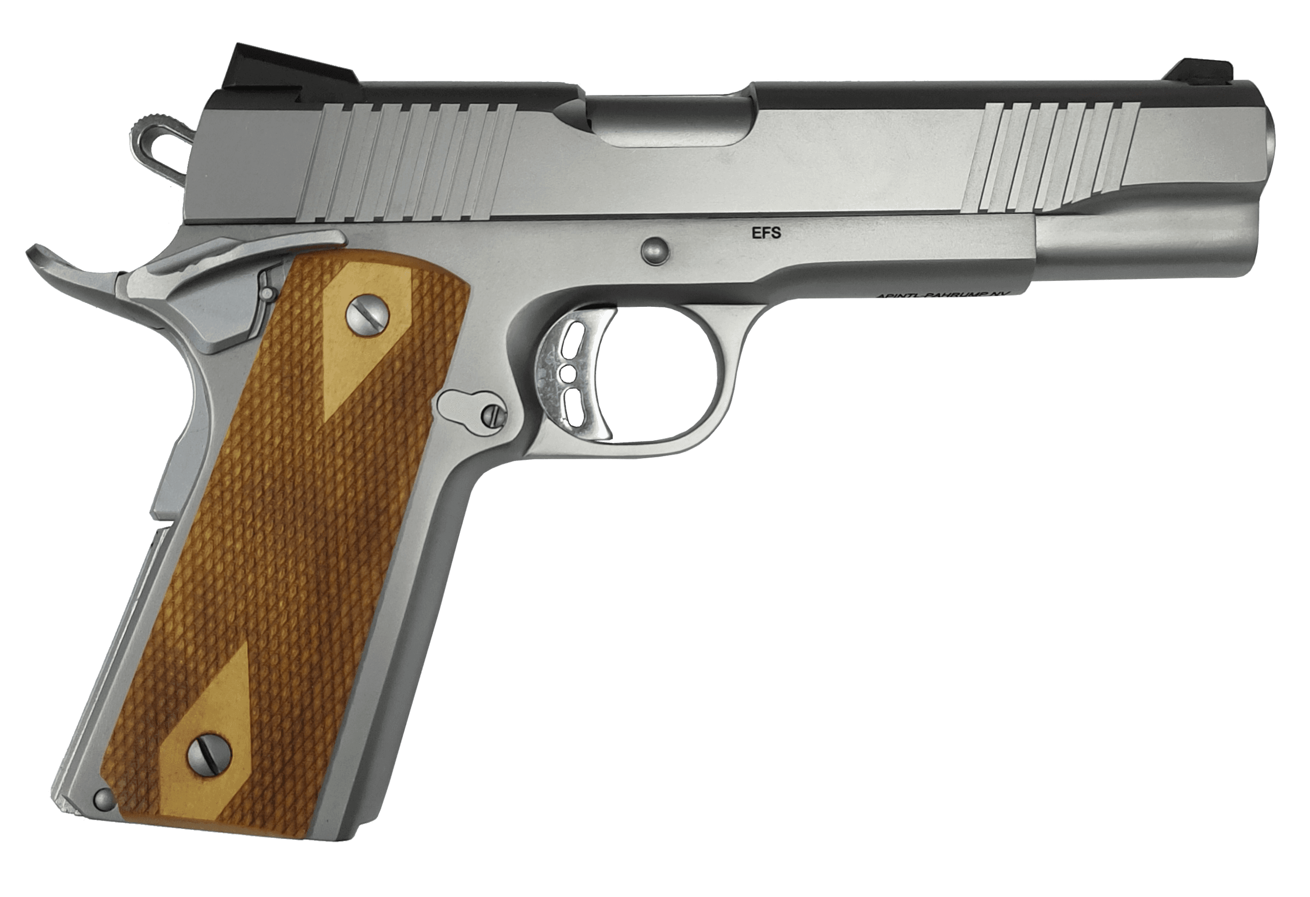 Armscor Rock Island 1911 10mm 5 in Stainless Steel 8 Rounds Wood Grip