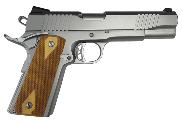Armscor Rock Island 1911 10mm 5 in Stainless Steel 8 Rounds Wood Grip