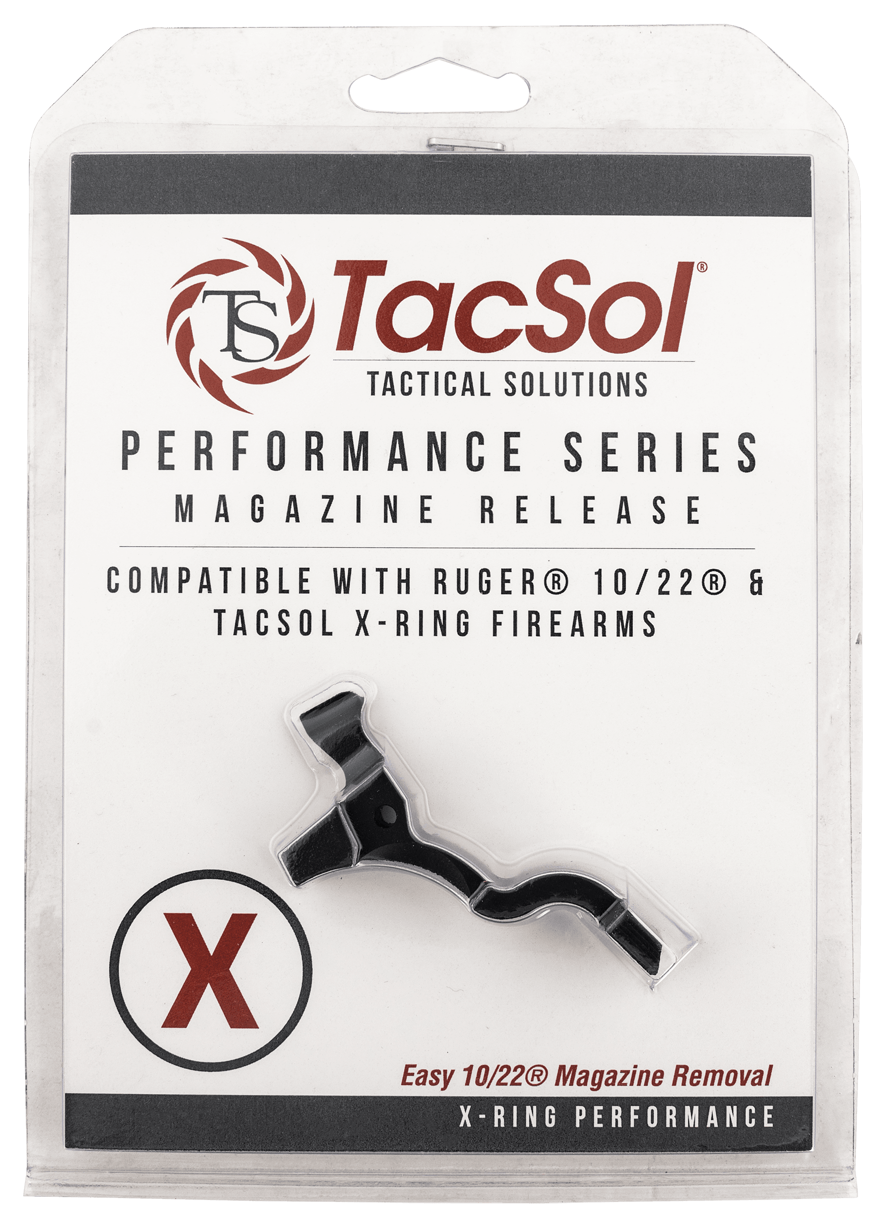 Tactical Solutions PMRMB Performance  Low Profile Matte Black Aluminum for Ruger 10/22 & Tactical Solution X-Ring Rifles