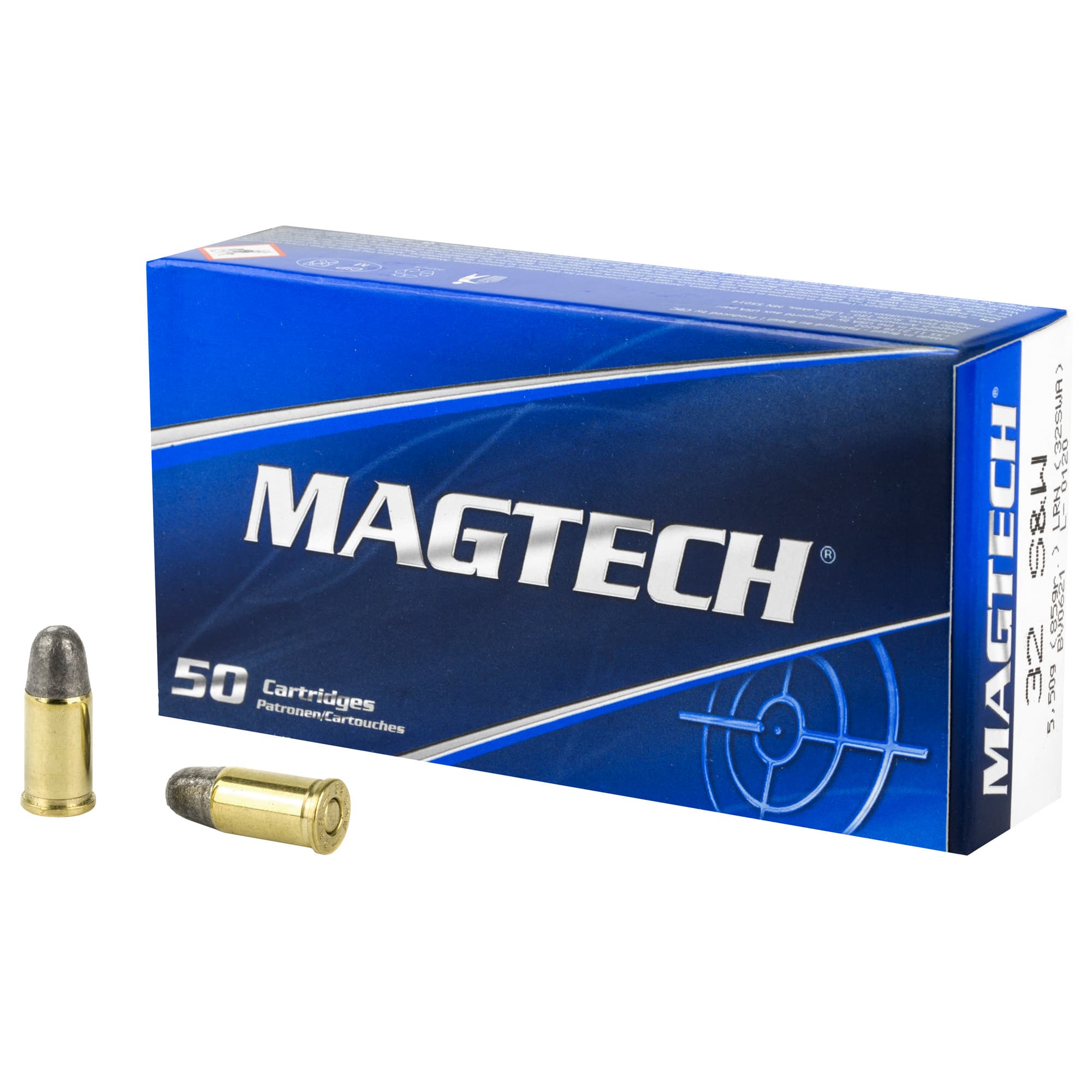 Magtech 32SWA 32 S W Lead Round Nose 85 Grain 50 Rounds