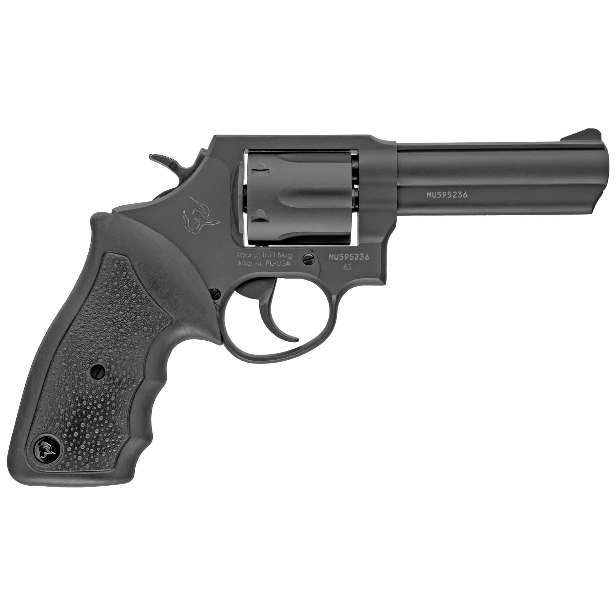 Taurus 65 Revolver - Black | 357 Mag / 38 Spl +P | 4" Barrel | 6rd | Rubber Grip
