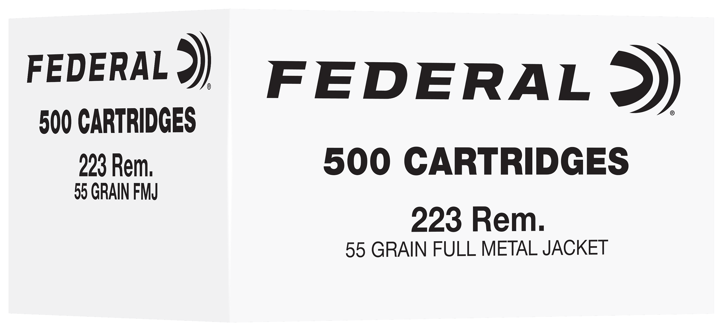 Federal, FC Series, .223 Remington, Full Metal Jacket, 55 Grain, 500 Rounds